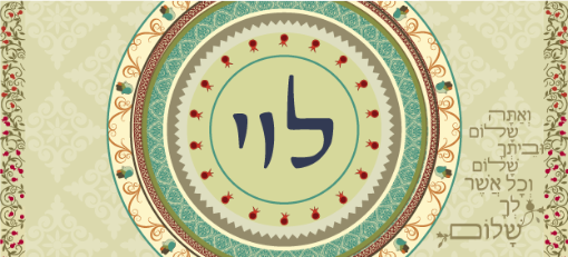תמונה של שלט מעוצב לבית דגם לוי